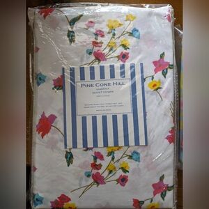 New Pine Cone Hill Sabrina Duvet Cover cotton full / queen size